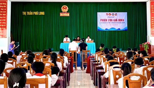 Chi đoàn Tòa án - Viện kiểm sát: Tổ chức phiên tòa giả định tuyên truyền về tội phạm ma túy